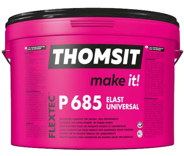 Thomsit P 685 Elastischer Klebstoff für Massiv- und Fertigparkett 16kg