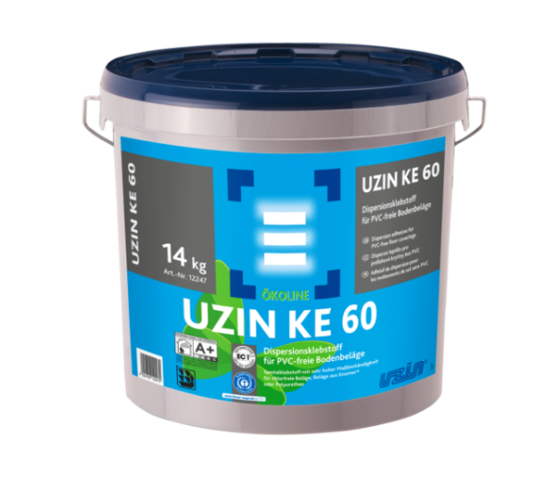 UZIN KE 60 Dispersionsklebstoff für PVC-freie Bodenbeläge 14kg günstig online kaufen auf DeinBoden24.de