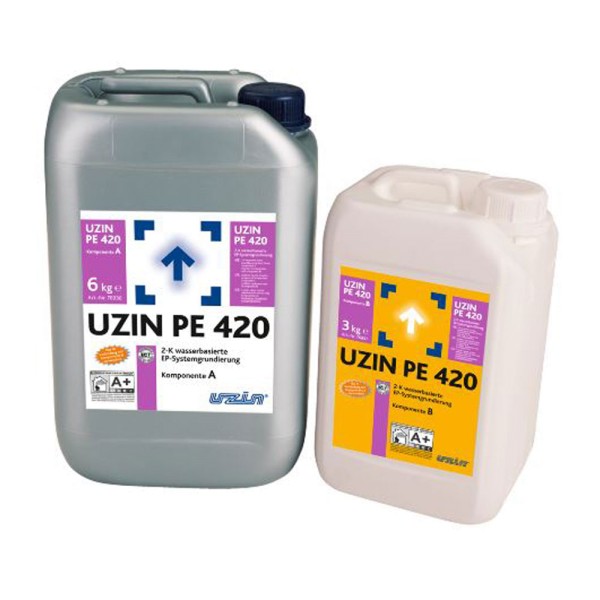 UZIN PE 420 Universelle Reaktionsharzgrundierung vor der Direktverlegung von Parkett auf Bodenchemie.de