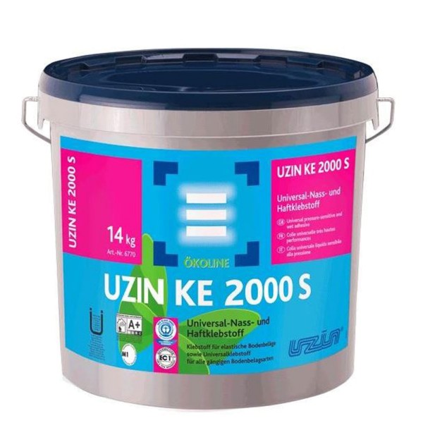 UZIN KE 2000 S Universal-Nass- und Haftklebstoff 14kg auf Bodenchemie.de
