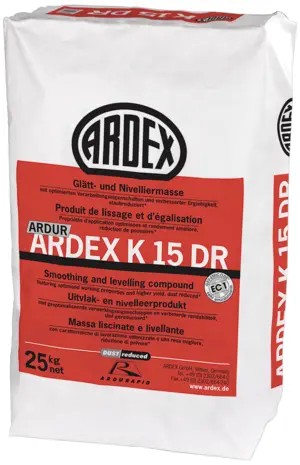 ARDEX K 15 DR Glätt- und Nivelliermasse 25kg