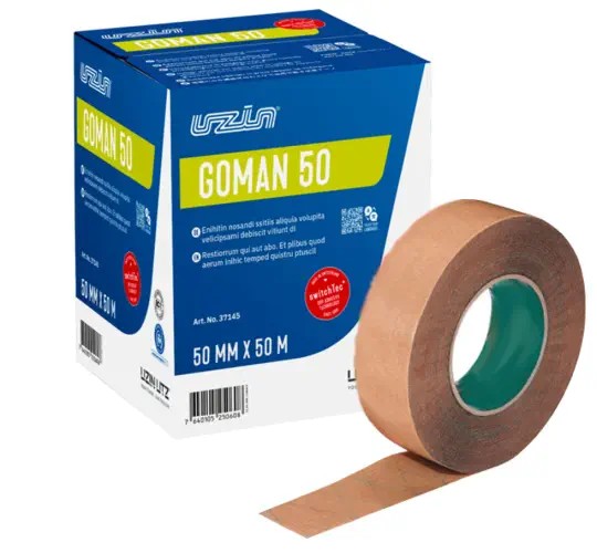 Goman 50 Spezial Sockelband für Kautschuk-Sockelleisten 50m